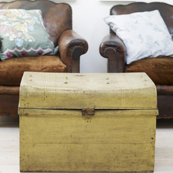 Antique Metal Trunk