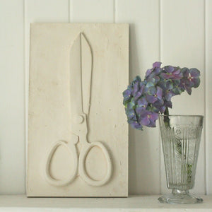 Plaster Cast Plaque-Scissors