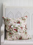 Vintage Red Sprig Cushion Cover