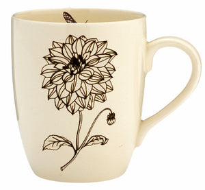 Modern Botanicals Flower Mugs