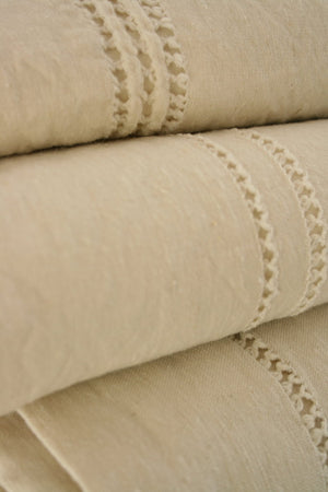 Unbleached Antique Metis Sheets