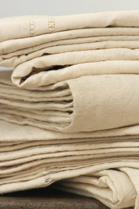 Unbleached Antique Metis Sheets