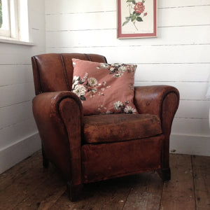 Antique Leather Armchair