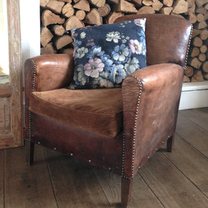 Antique Leather Armchair