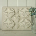 Plaster Cast Plaque - Shells