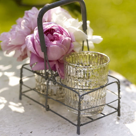 Wire Basket for 2 glasses