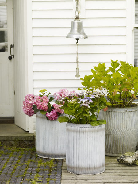 Metal Provencal Planters Large